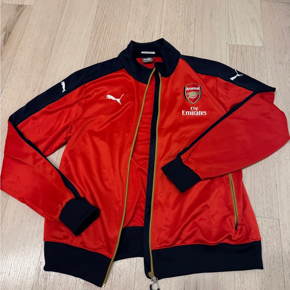 Puma Red and Navy Arsenal Track Jacket - Men's